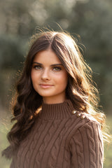 KIERA ASHLEY CABLE SWEATER