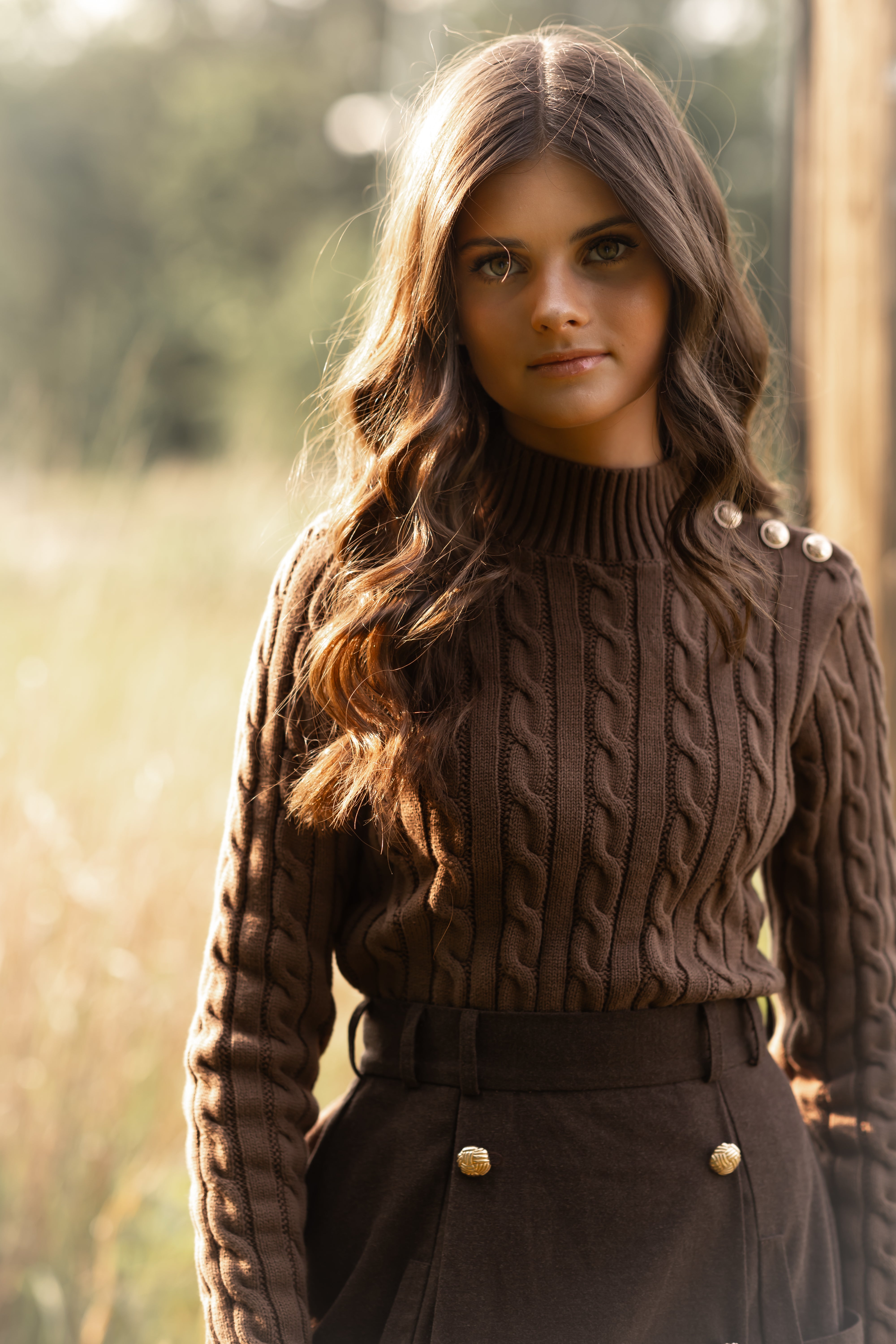 KIERA ASHLEY CABLE SWEATER