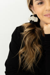 OOH LA LA by LITTLE WOMEN TOO  PEARL SCRUNCHIE