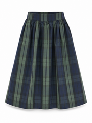 COSMOSOPHIE CLOE PLAID SKIRT