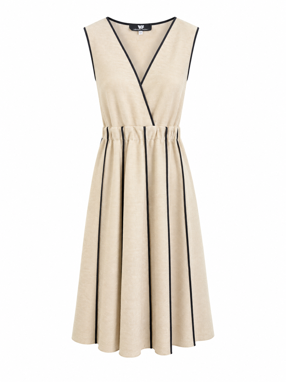 VENERA ARAPU PIPING TRIM WOOL JUMPER