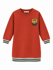 PIUPIUCHICK "SCHOOL TIME" LOGO DRESS