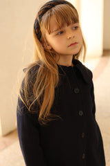 BAMBOO WOOL COLLAR SWING COAT
