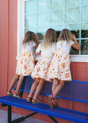 CALLA LILI PINAFORE STRAWBERRY DRESS
