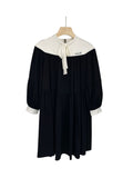 MIMISOL COLOR-BLOCK TIE FRONT DTRESS