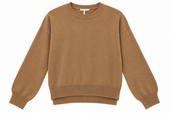 LULU TEEN HI LO CREW KNIT SWEATER