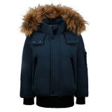 PRAMIE FUR TRIM ZIPPERS JACKET