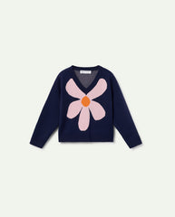 COMPANIA FANTASTICA MINI BIG FLOWER SWEATER