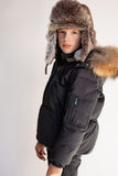 IBIS UPTOWN NATURAL FUR PUFFER