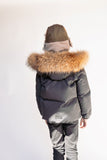 IBIS UPTOWN NATURAL FUR PUFFER