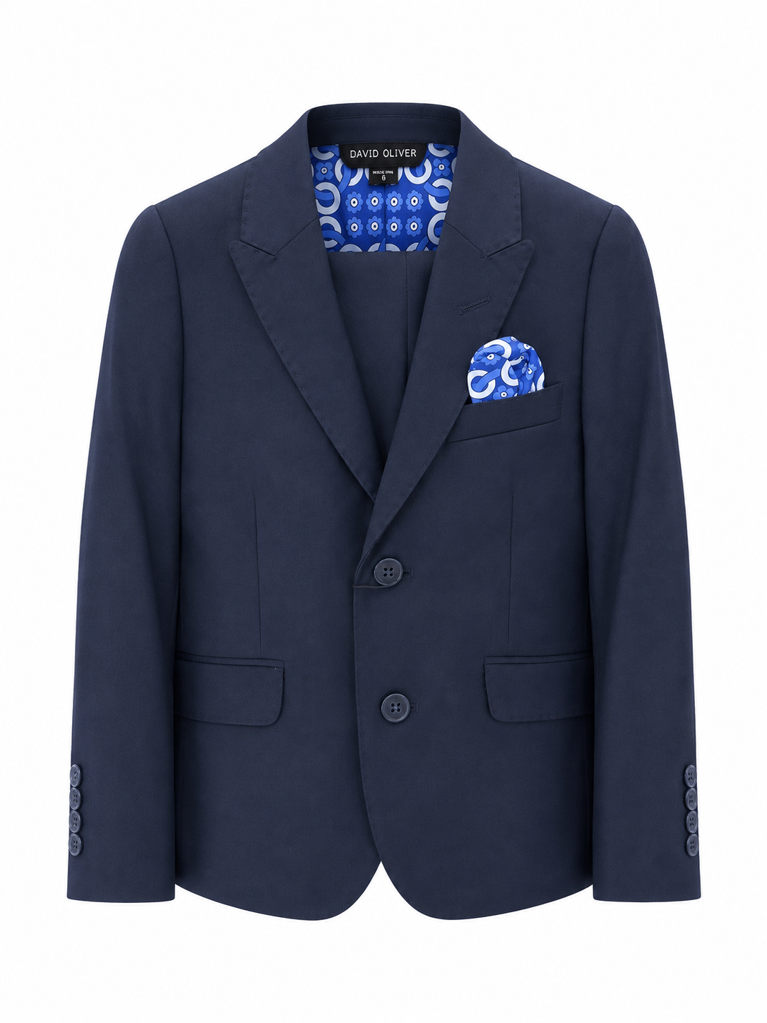 DAVID OLIVER STRETCH SUIT