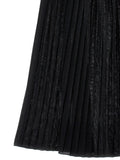 MONNALISA BOUCLE' WAISTBAND AND CARGO POCKETS PLEATED SKIRT