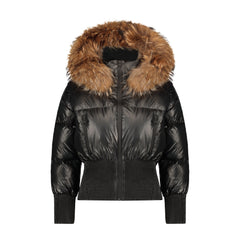 IBIS ELEGY LEATHER LOOK TALL WAISBAND COAT