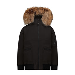 IBIS SQUARE POCKET FUR HOOD COAT