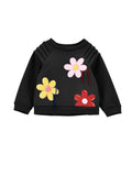 MONNALISA  FLOWER PRINT SWEAT TOP