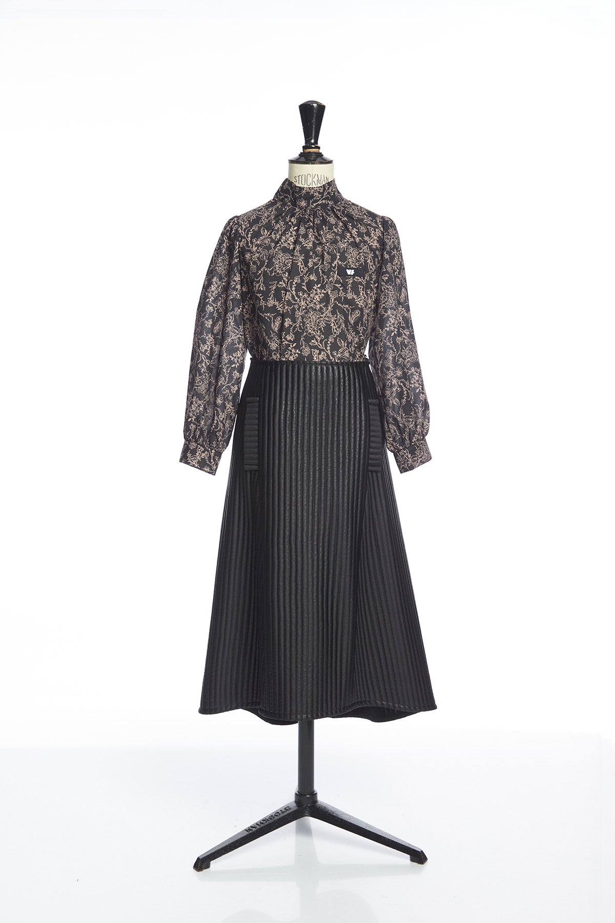 VENERA ARAPU DREAMY ROSE POPLIN PRINT BLOUSE WITH PEASANT SLEEVES