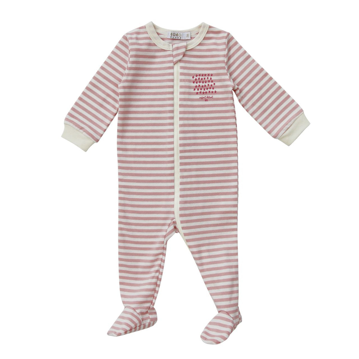 COCO BLANC STRIPED FOOTIE