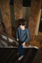 LOUIS LOUISE ONCLE TWILL CHECK BUTTON SHIRT
