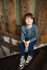 LOUIS LOUISE ONCLE TWILL CHECK BUTTON SHIRT