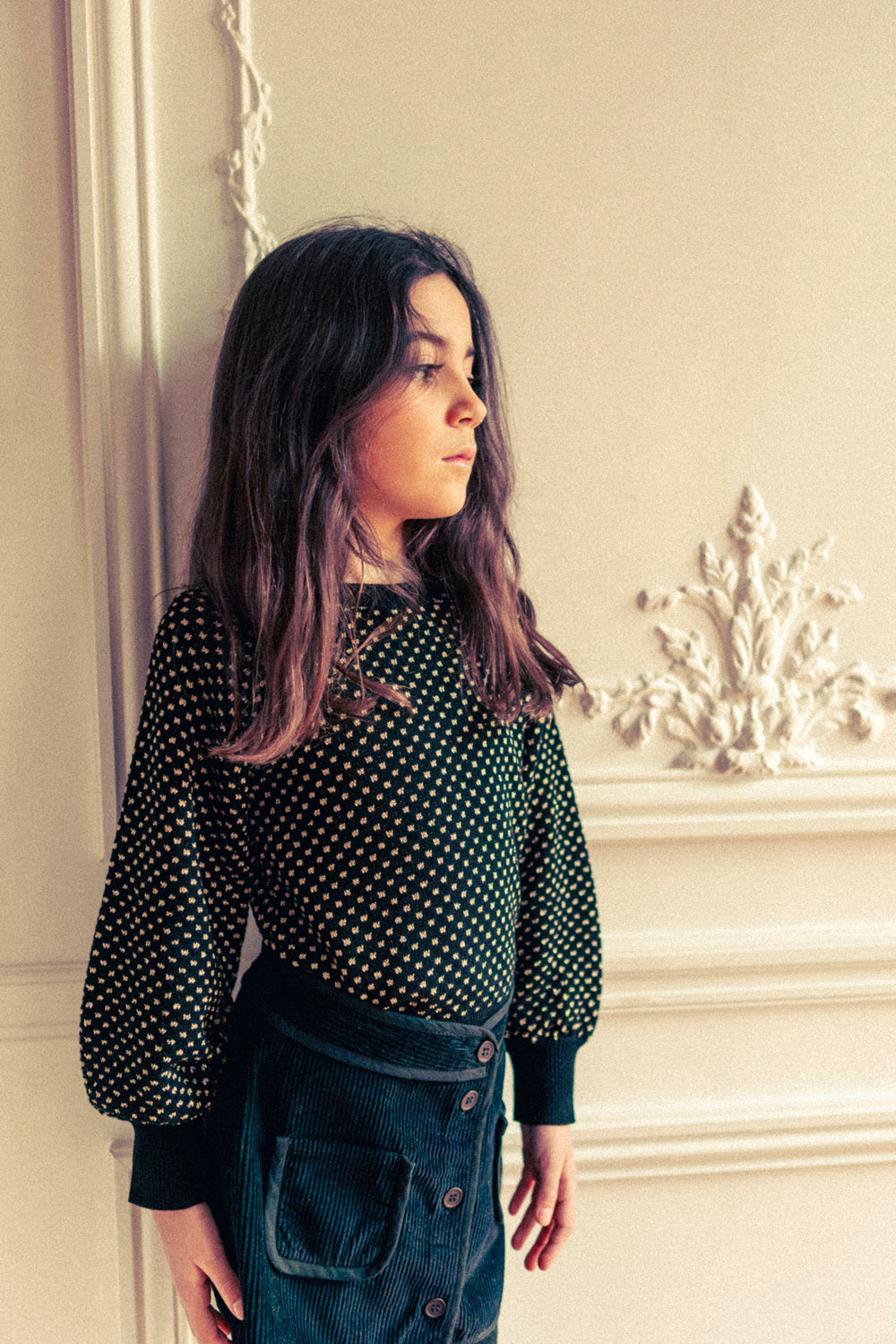LOUIS LOUISE ELIA KNIT DETAIL SWEATER