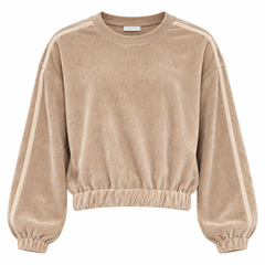 MEILISA BAI TEEN ELASTIC BOTTOM SWEATER