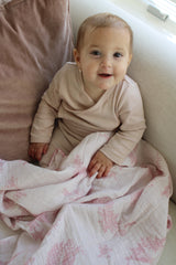 LITTLE THREADS BIRD MUSLIN BLANKET