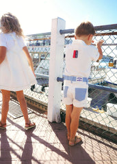 CALLA LILI 2PC BERRY TSHIRT WITH BERMUDAS