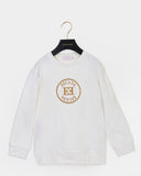 ESCADA LONG SLEEVE SWEATSHIRT WITH LOGO