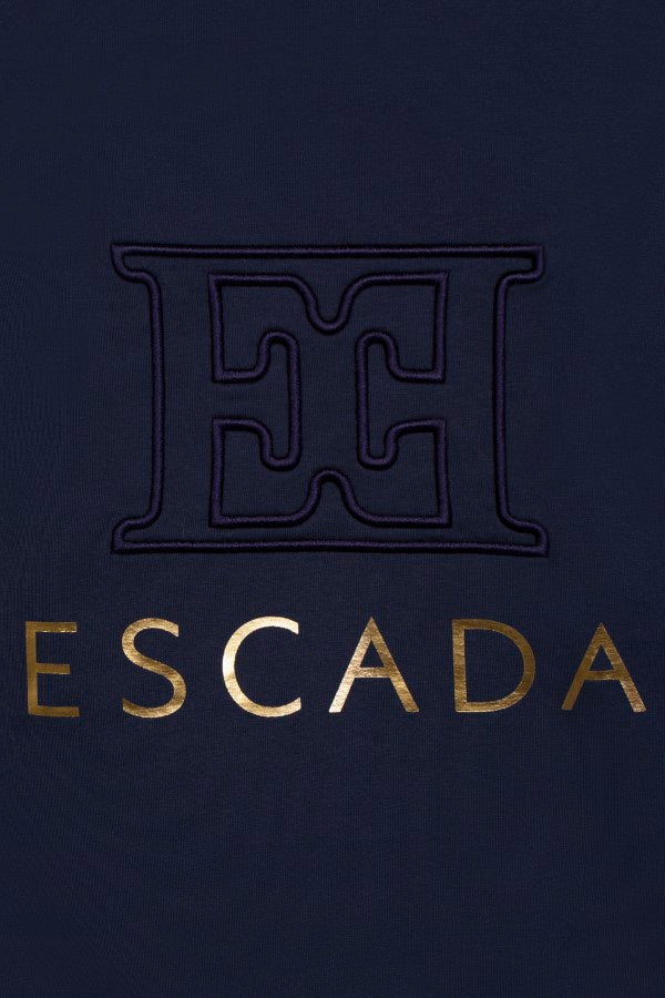 ESCADA  LOGO DETAIL IN FRONT LONG SLEEVE HOODIE