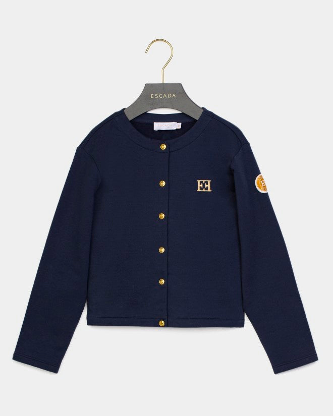 ESCADA LONG SLEEVE GOLD BUTTONS ESCADA CARDIGAN