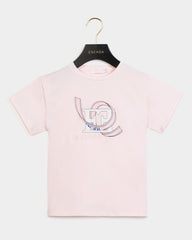 ESCADA SHORT SLEEVE E'' LOGO GRAPHIC T-SHIRT