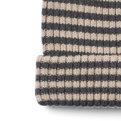 WHEAT STRIPED BEANIE