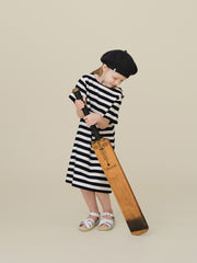 BENE BENE MARINE BUTTON DRESS