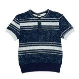 SICCININO CLOUD STRIPE CREW TOP