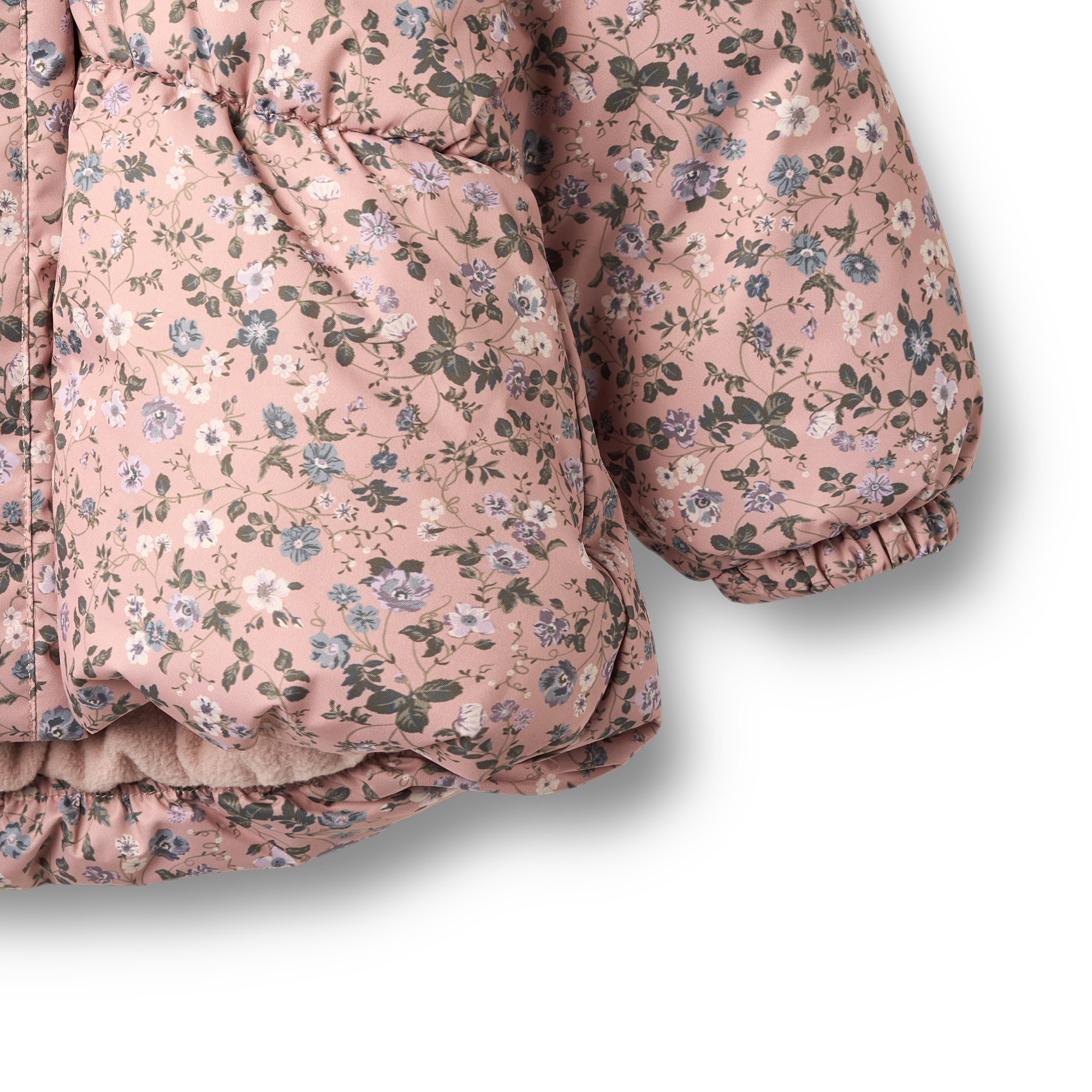 WHEAT OLGA FLOWER PRINT PUFFER JACKET