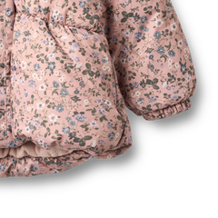 WHEAT OLGA FLOWER PRINT PUFFER JACKET