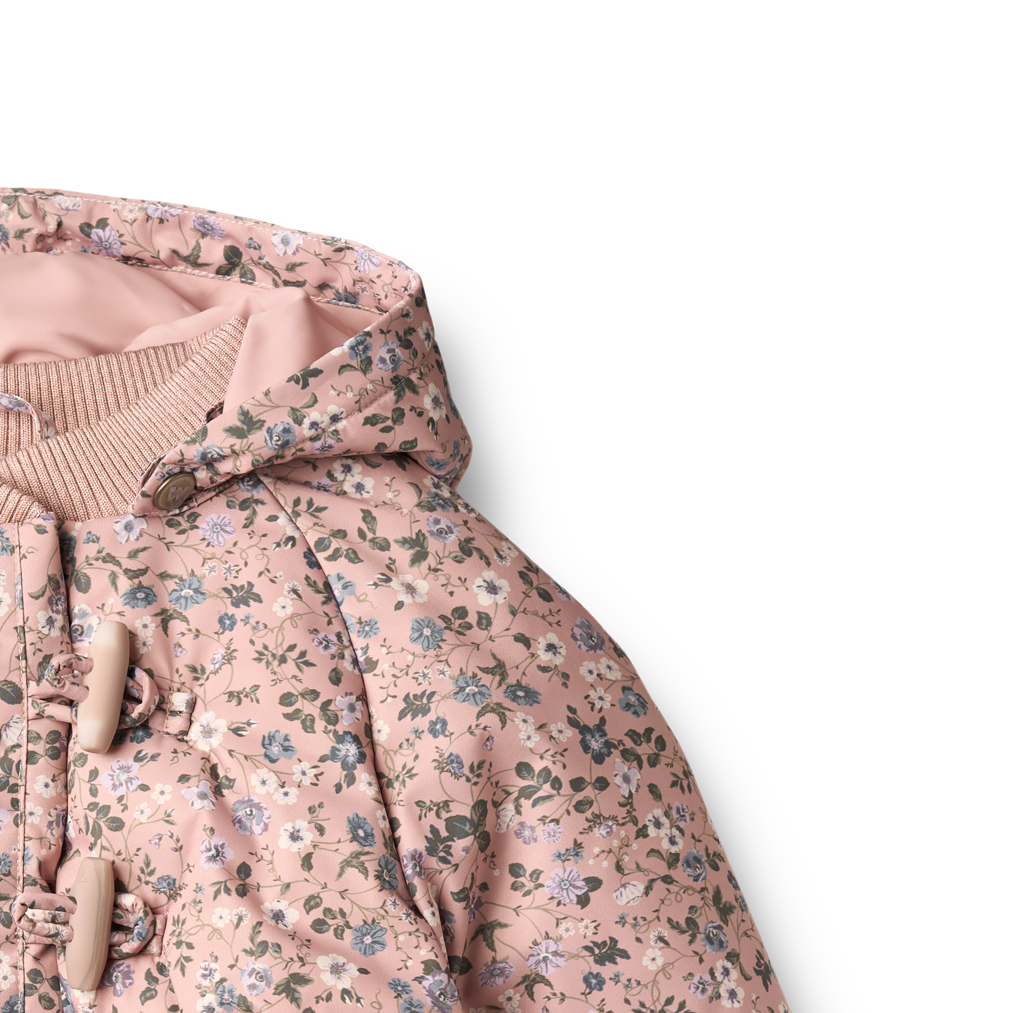 WHEAT OLGA FLOWER PRINT PUFFER JACKET