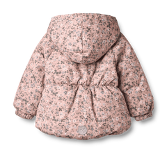 WHEAT OLGA FLOWER PRINT PUFFER JACKET
