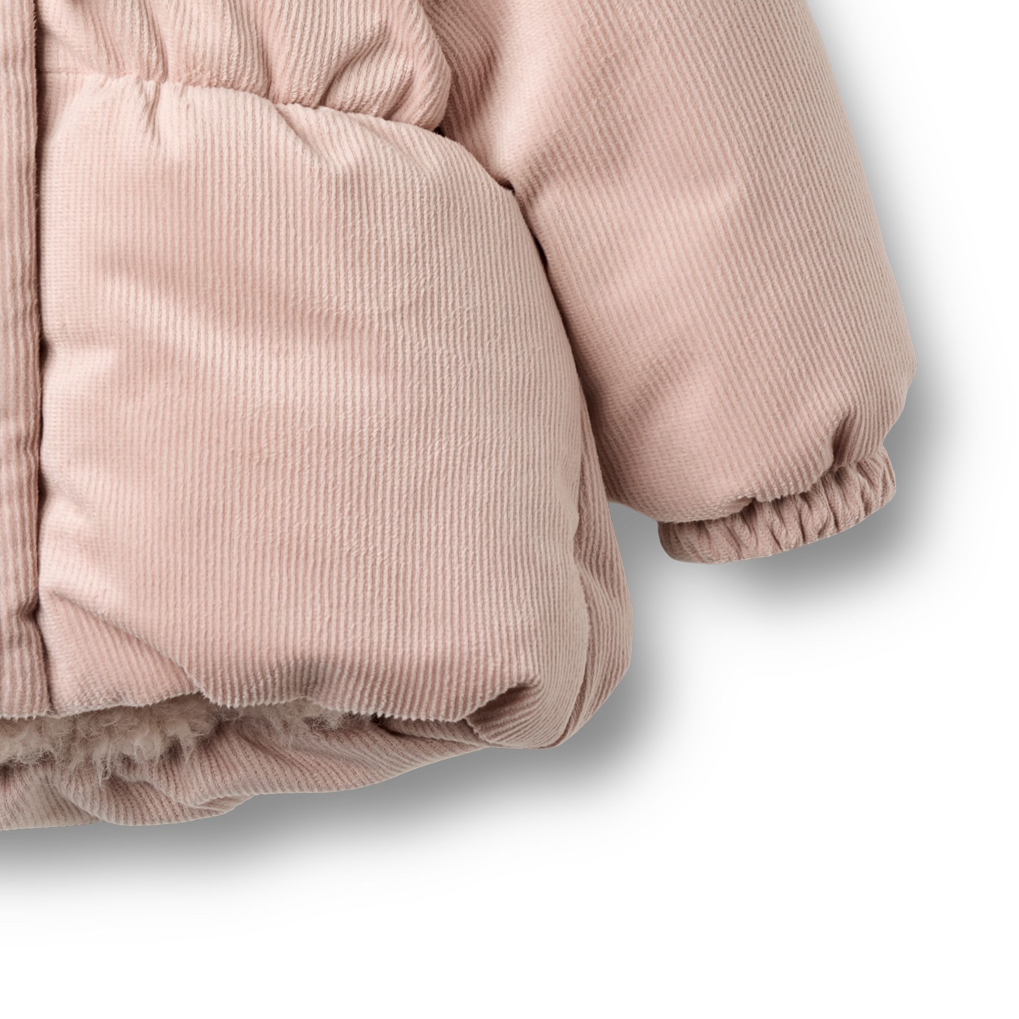 WHEAT OLGA CORDUROY TOGGLE BUTTON PUFFER JACKET