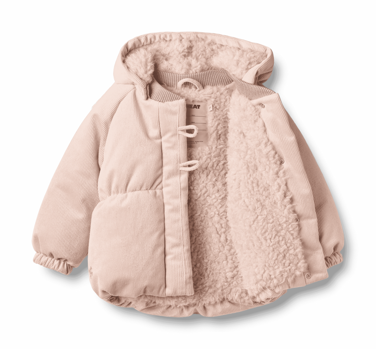 WHEAT OLGA CORDUROY TOGGLE BUTTON PUFFER JACKET