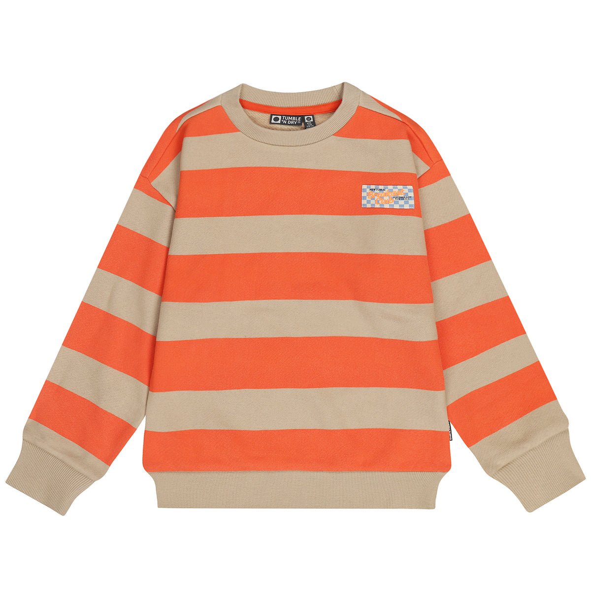 TUMBLE 'N DRY BEESTON STRIPED GRAPHIC SWEATSHIRT