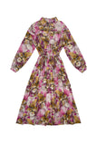 ZAIKAMOYA SIMONE FLOWER PRINT DRESS