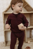 CREW MINI 2PC FLEECE TOP WITH LEGGINGS SET