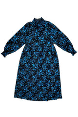 ZAIKAMOYA ANTOINETTE 3/4 SLEEVE FLOWER PRINT DRESS