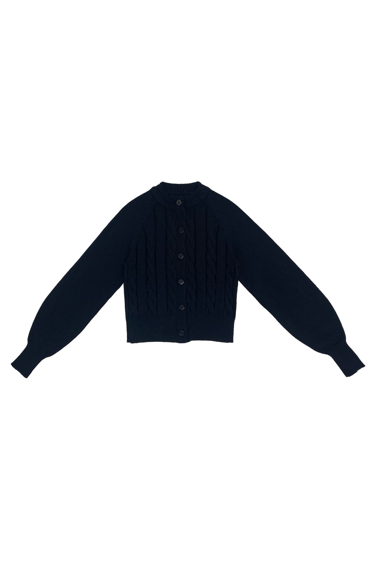 ZAIKAMOYA HAYLEY CABLE DETAIL CARDIGAN