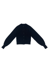 ZAIKAMOYA HAYLEY CABLE DETAIL CARDIGAN