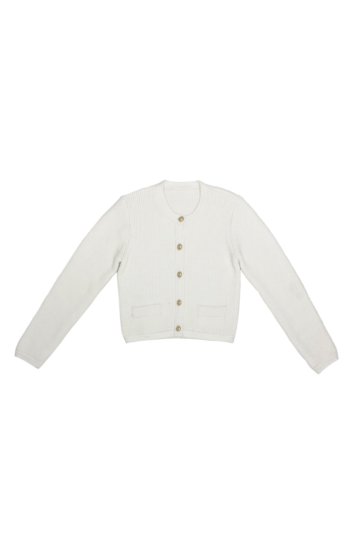 ZAIKAMOYA PAULINA RIBBED POCKET DETAIL CARDIGAN