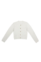 ZAIKAMOYA PAULINA RIBBED POCKET DETAIL CARDIGAN