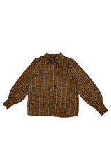 ZAIKAMOYA 2PC ALEX BLOUSE PLAID BLOUSE WITH PIPPA SKIRT