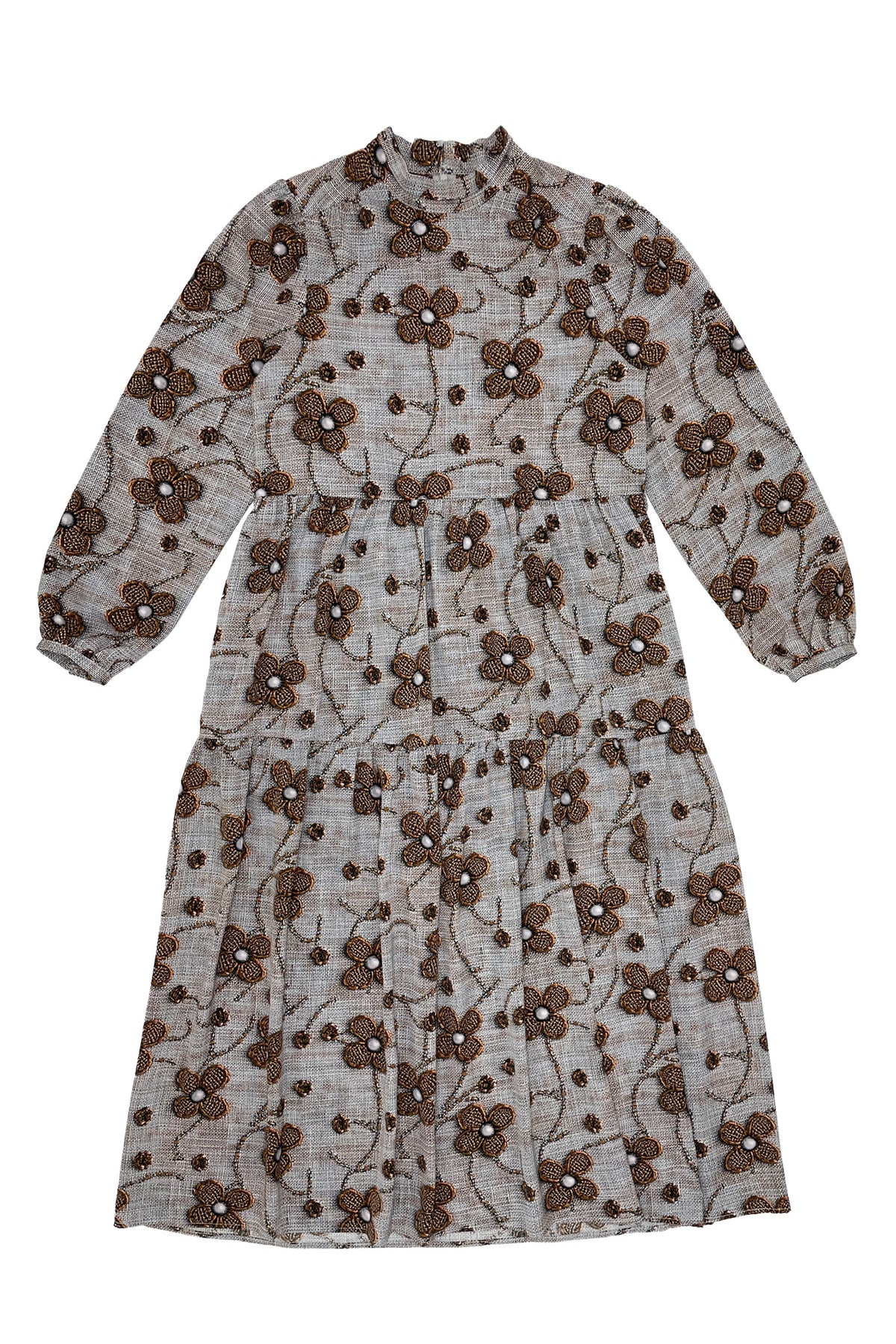 ZAIKAMOYA ALISA FLOWER PRINT DRESS